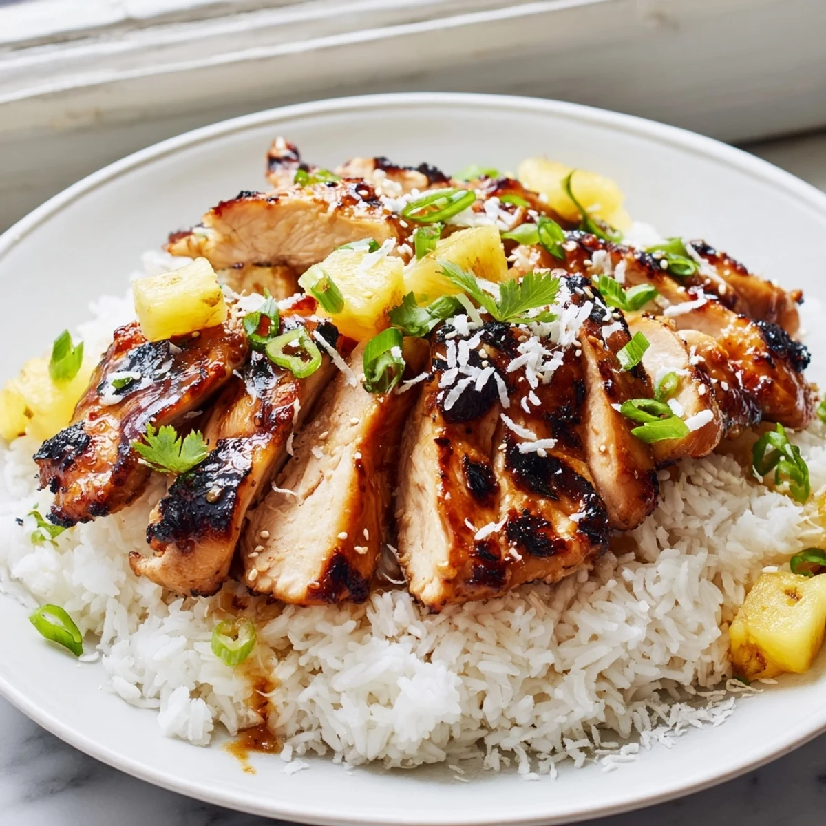 Hawaiian Chicken Coconut Rice