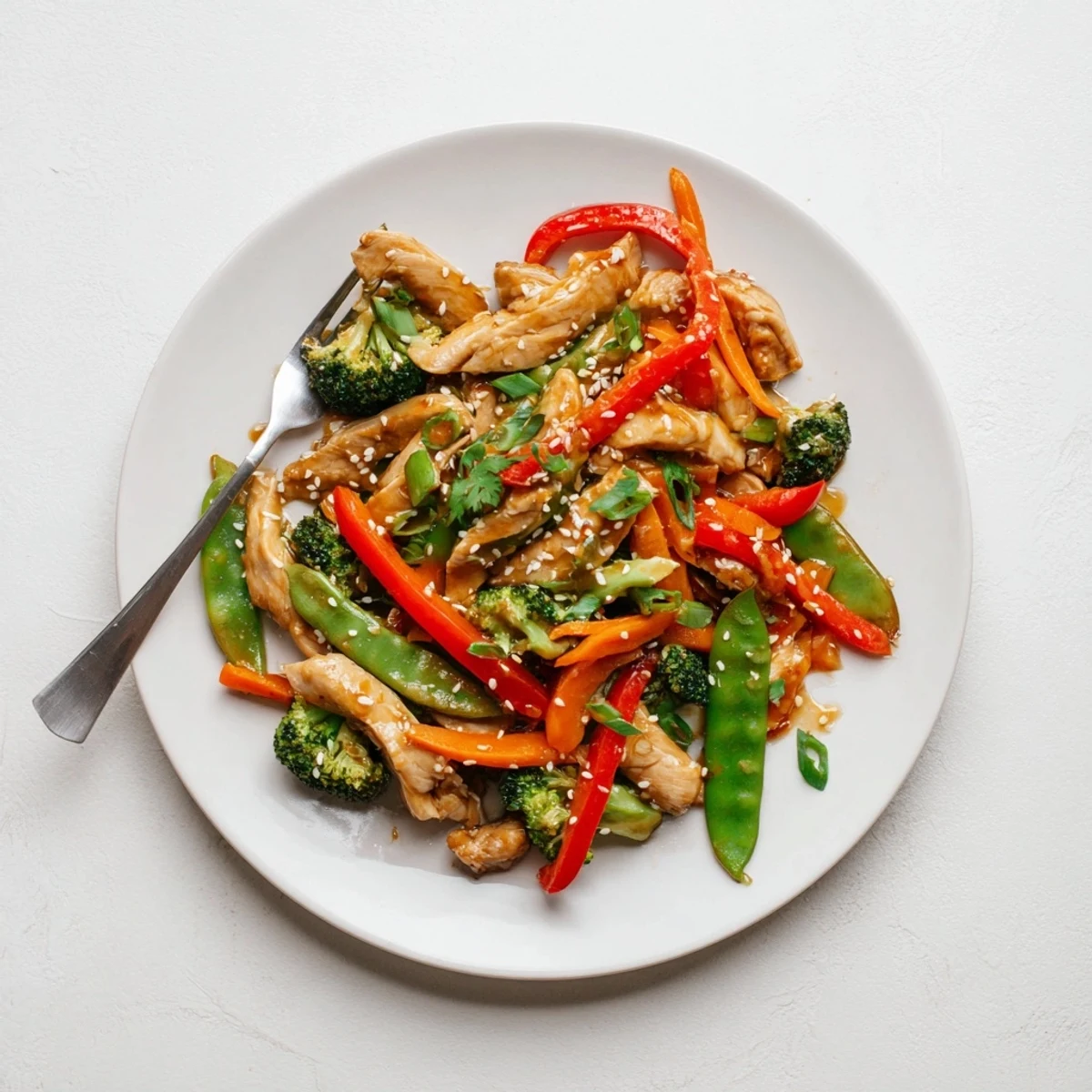 Sesame Soy Chicken Stir Fry