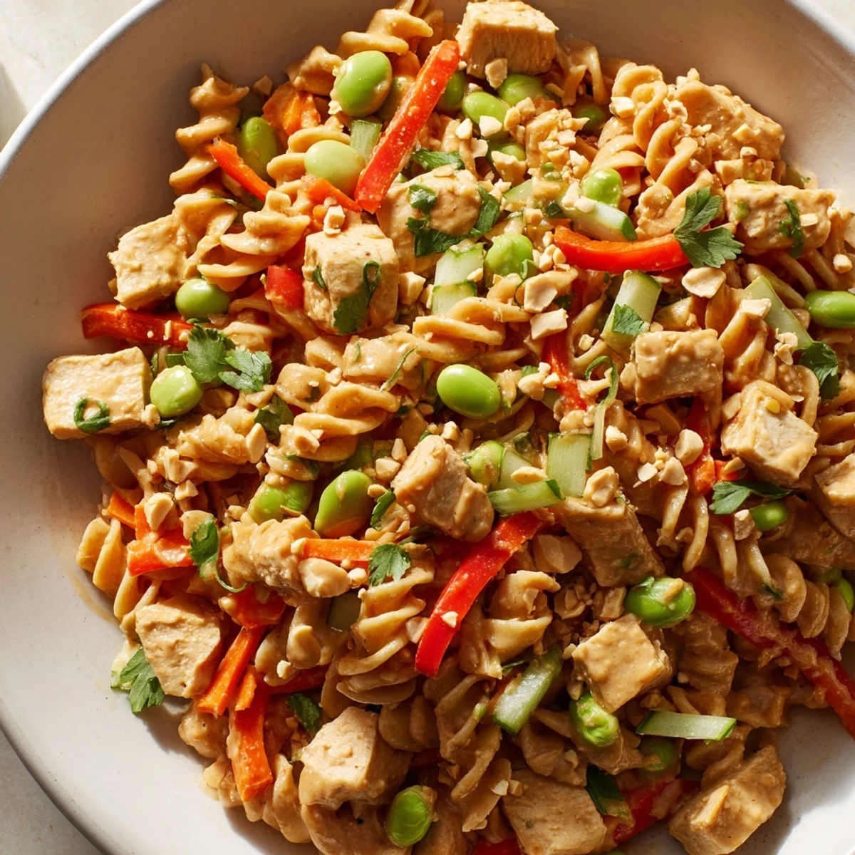 Protein Packed Thai Pasta
