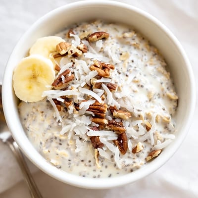 Coconut Cream Pie Overnight Oats