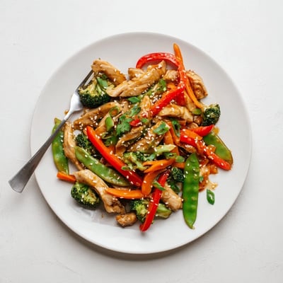 Sesame Soy Chicken Stir Fry